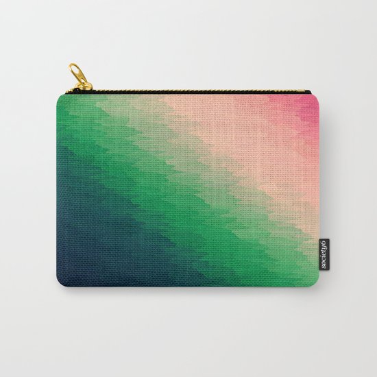 Deconstructed Pink Rose TEXTURE Carry-All Pouch