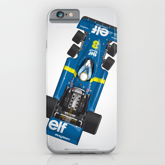 Outline Series N.º3, Jody Scheckter, Tyrrell-Ford 1976 iPhone & iPod Case