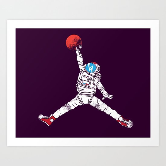 space dunk (purple ver.) Art Print
