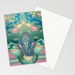 Rainbow Ganesh  Stationery Card