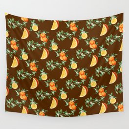 Orange Clipart Wall Tapestry