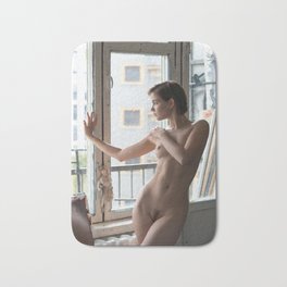 Art nude Bath Mat | Sensual, Attractive, Sensuality, Nude, Female, Adult, Model, Skin, Photo, Naked 