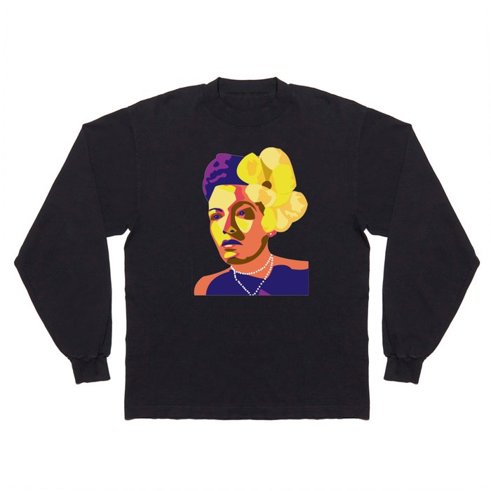 IT'S Billie Holiday Long Sleeve T Shirt