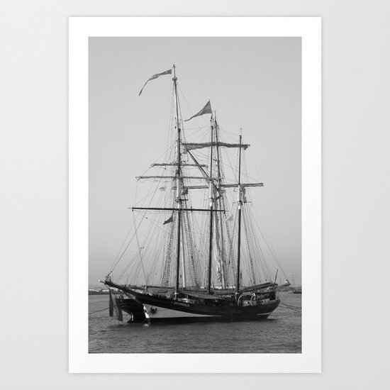 Tall Ships - Greenwich Art Print