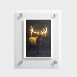 Deer Canvas, Deer Wall Art, Deer Polygon Artwork, Polygon Wall Art, Modern Wall Art, Abstract Canvas, Animal Canvas, Deer Poster, Deer Decor Floating Acrylic Print