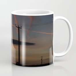 English Lincolnhire Sky at Sunset Coffee Mug