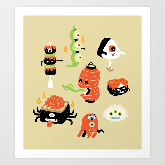 Izakaya Monsters Art Print