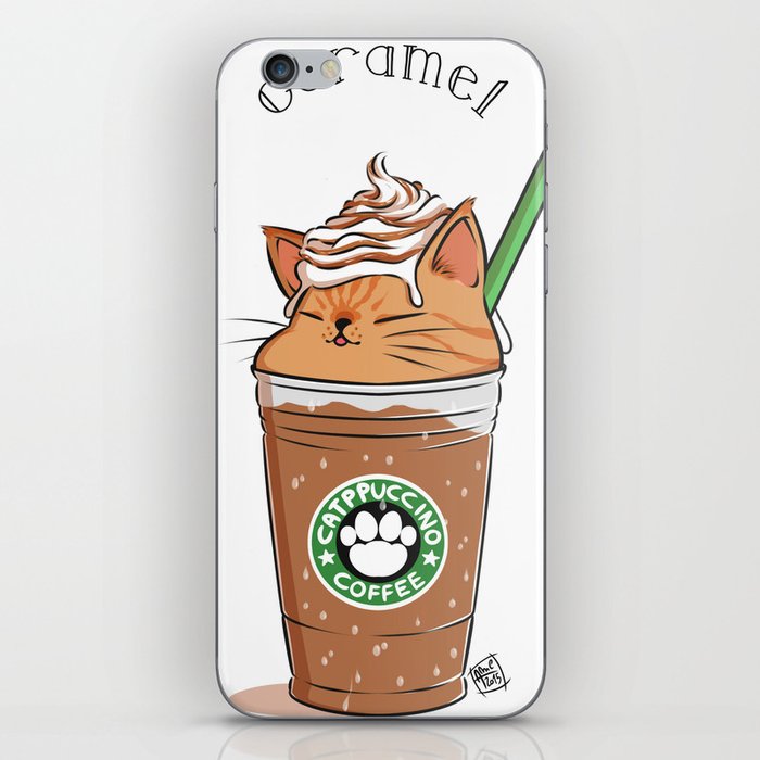 Caramel CATpuccino iPhone Skin