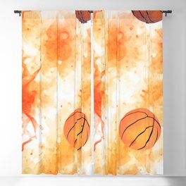 Beautiful Sport Basketball Pattern 11 Blackout Curtain