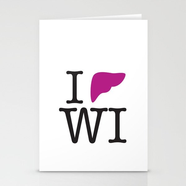 I Liver Wisconsin Stationery Cards