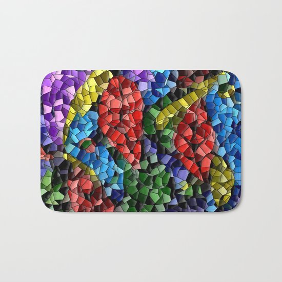 Pretty Patchwork Bath Mat