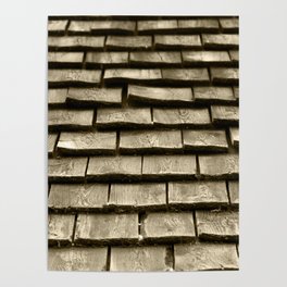 Wood Roof Poster