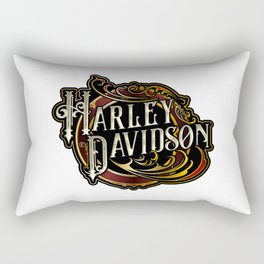 Old Motorcycle Vintage Style Rectangular Pillow