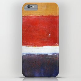 Mark Rothko Interpretation Acrylics On Paper iPhone Case