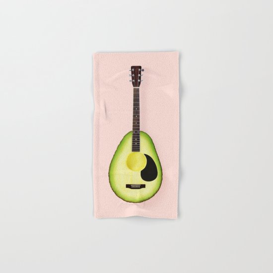 AVOCADO GUITAR Hand & Bath Towel