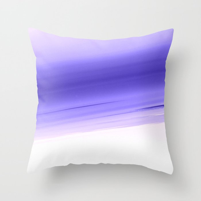 Lavender Smooth Ombre Throw Pillow