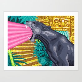 Panther Vomit Art Print