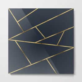 Copper and Midnight Navy #society6 #decor #buyart #artprint Metal Print | Modern, Minimalis, Copper, Magic, Abstract, Lines, Decor, Geometry, Graphic Design, Interior 