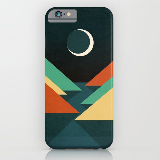 Quiet stream under crescent moon iPhone & iPod Case