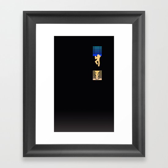 Out of Sin (Natural) Framed Art Print