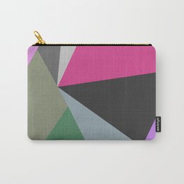 Vibrant Bohemian Geometric Shapes No.3 Carry-All Pouch | Graphicdesign, Vibrantshapes, Traingles, Geometric, Pastel, Bohemian, Chic, Minimal, Contemporary, Triangleart 