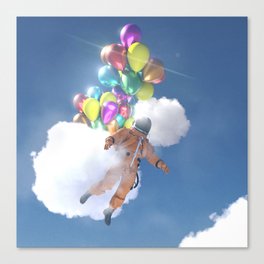 HEAD IN THE CLOUDS Canvas Print