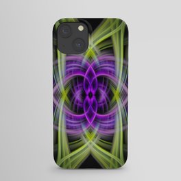 Verdant Spring Tangle Digital Twirl from Photograph iPhone Case