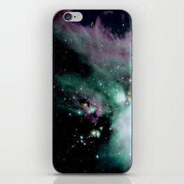 Young Stars In Galactic Dust Cloud purple teal iPhone Skin