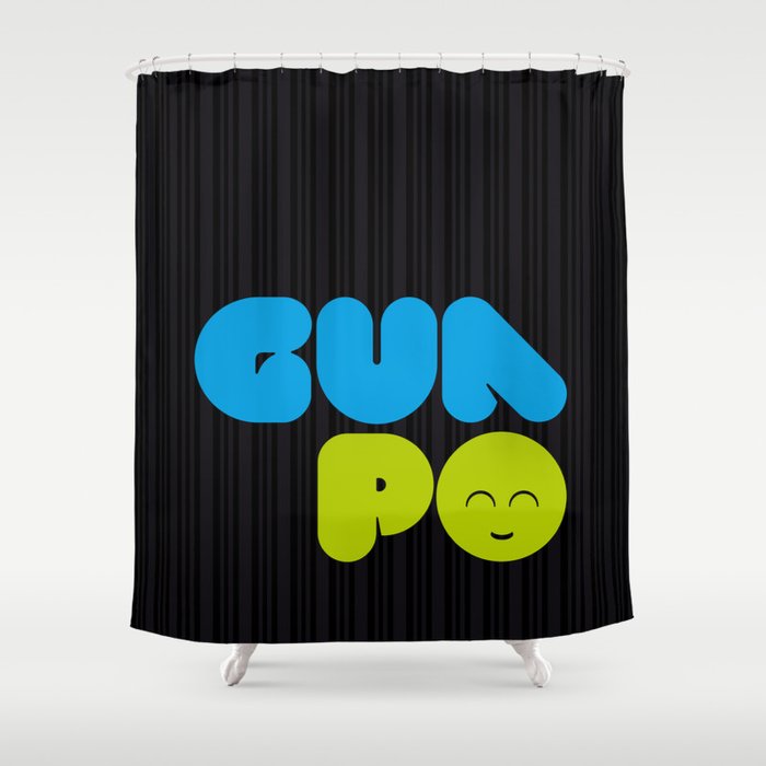 Guapo Neon Shower Curtain