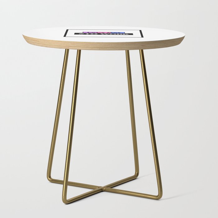 Let's Get to Work Side Table