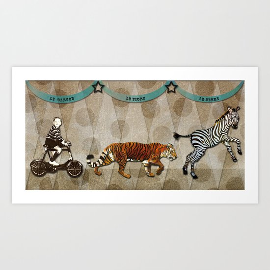 Circus Parade Art Print