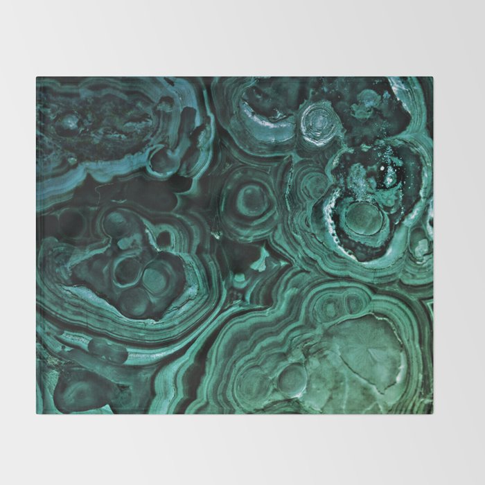 Malachite Green Throw Blanket By Monikastrigel Malachite Green Throw Blanket By Monikastrigel