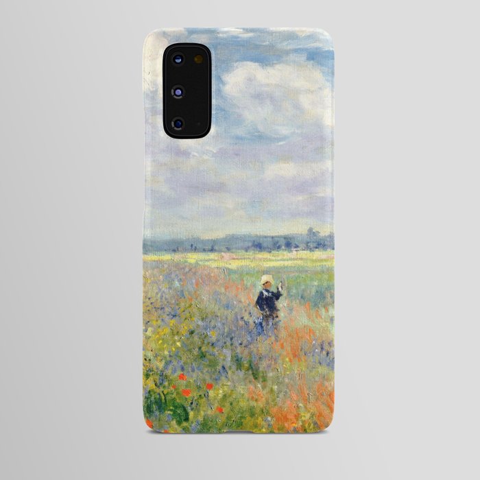 Poppy Fields near Argenteuil by Claude Monet Android Case
