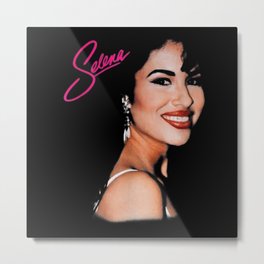 selena Metal Print | Women, Star, Singer, Vintage, Retro, Selena, Concert, Graphicdesign, Quintanilla, Sexy 