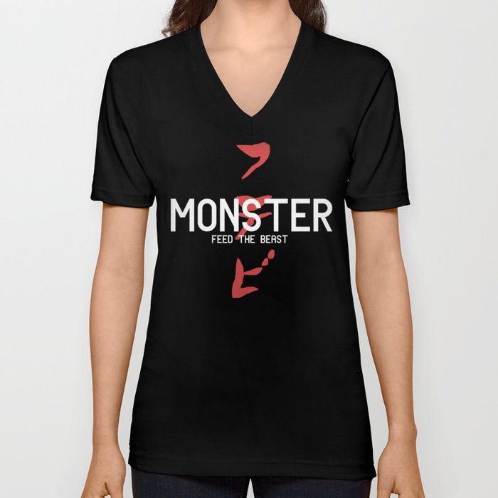 Monster V Neck T Shirt