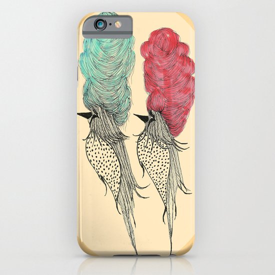 Bouffant Birds iPhone & iPod Case