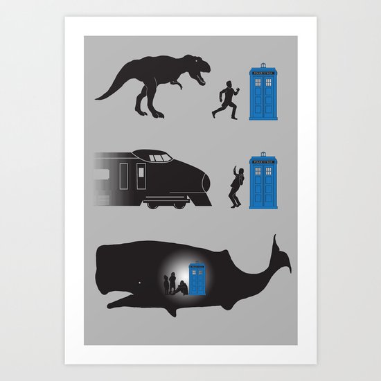 Time Travel is Dangerous Art Print