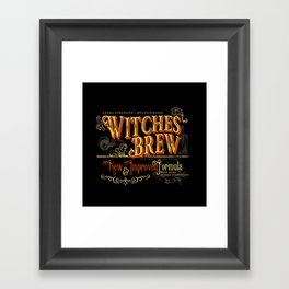 Witches Brew Framed Art Print