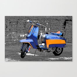Lambretta Scooter Canvas Print