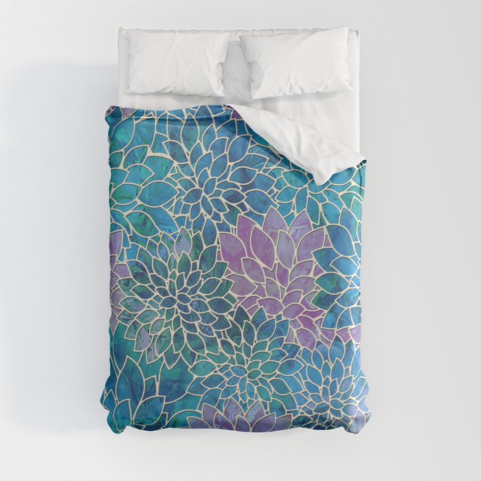 Floral Abstract 33 Duvet Cover