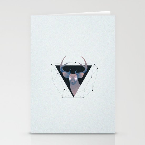 Deer Hipster Stationery Cards
