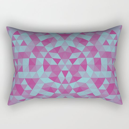 Triangle mandala 2 Rectangular Pillow