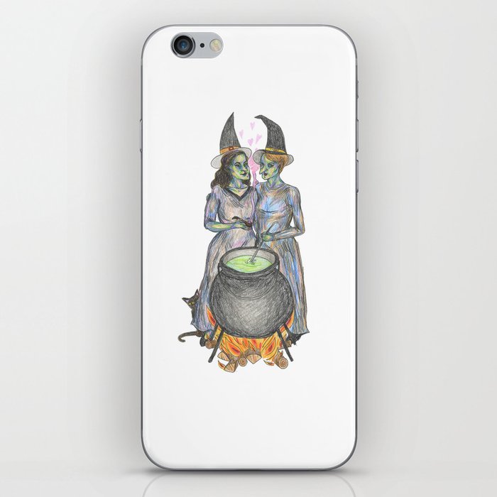 lesbian witches iPhone Skin