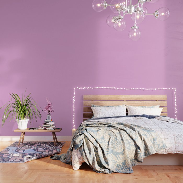 Download From The Crayon Box - Inspired by Razzle Dazzle Rose - Pastel Purple Solid Color Wallpaper by ...