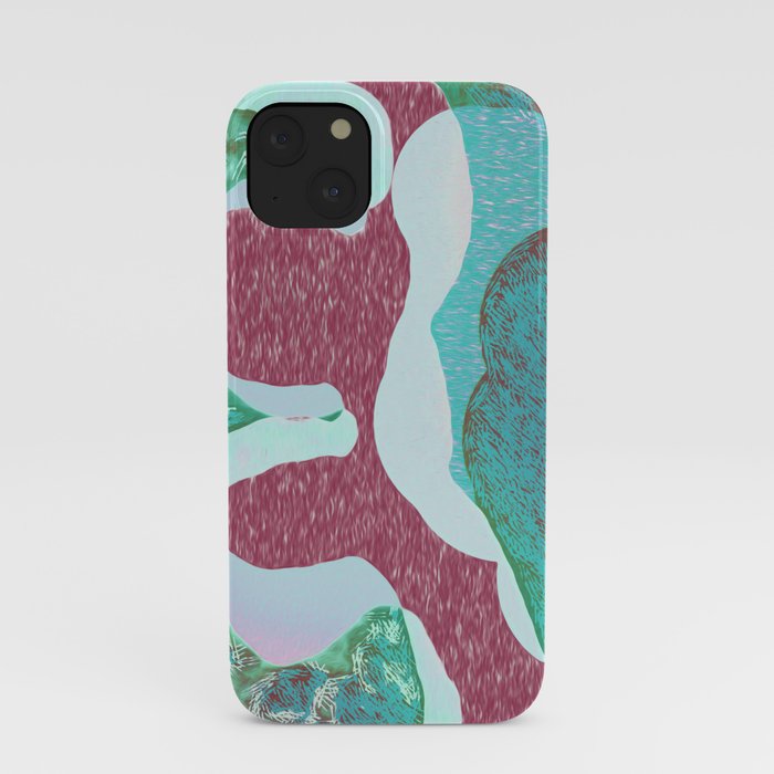 Abstract texture iPhone Case