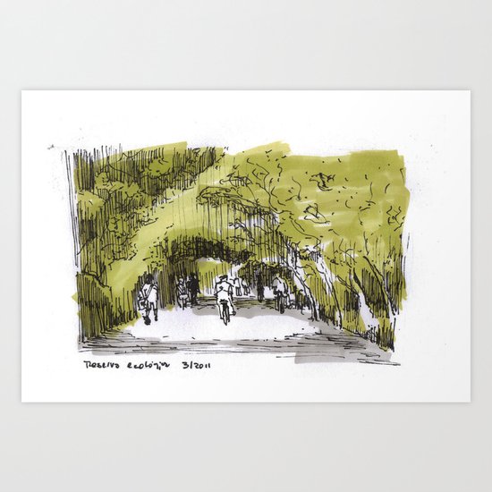 Reserva Ecologica en Buenos Aires Art Print