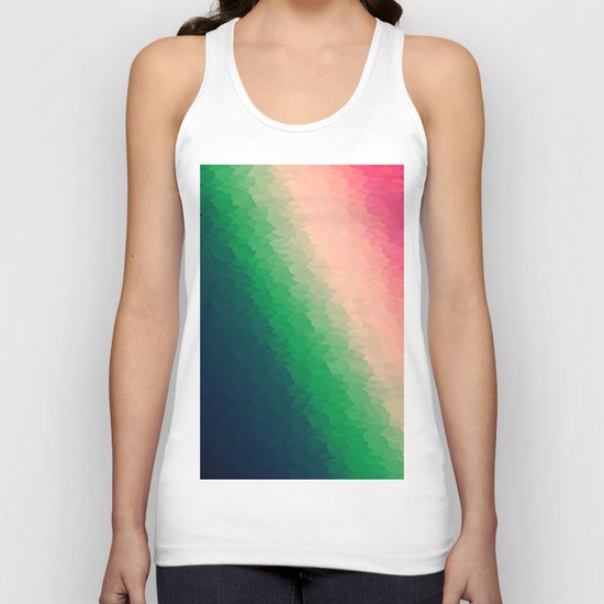 Deconstructed Pink Rose TEXTURE Unisex Tank Top