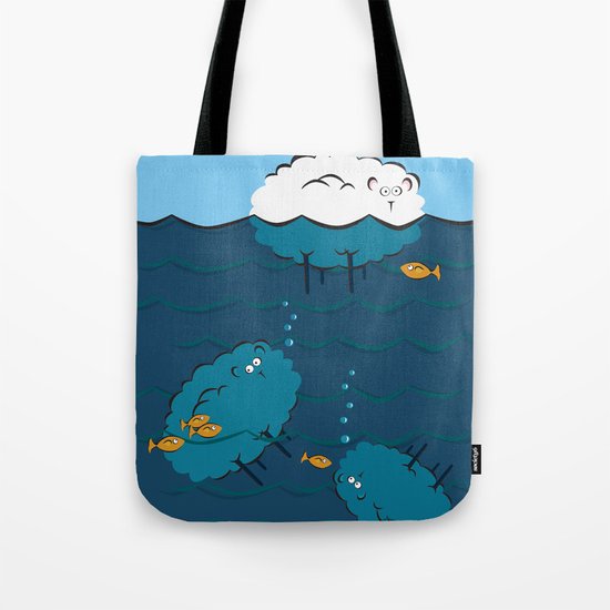 Sinking Sheep Tote Bag