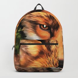 Red Fox Backpack | Nature, Painted, Painting, Wild, Snooty, Foxpainting, Fur, Cunning, Cuteanimal, Fox 