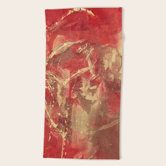 Broken Heart Beach Towel